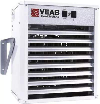 EA - en serie elektriska värmefläktar i ett brett effektområde avsedda för permanent uppvärmning av lager, industrilokaler, garage, torkrum, m.m.