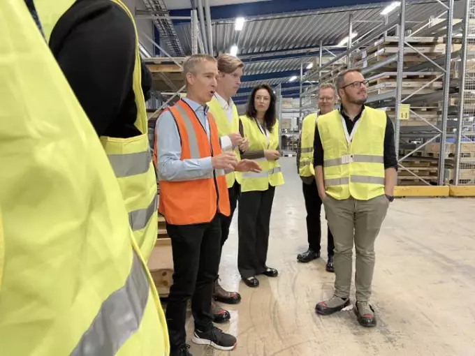 The Chamber of Commerce and Industry of Southern Sweden Visits VEAB